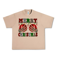 Burro Merry Christmas skeleton hands boobs Urban Heavy Tee - NancyCooperArtShop