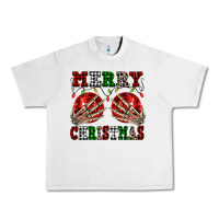 Lunar Rock Merry Christmas skeleton hands boobs Urban Heavy Tee - NancyCooperArtShop
