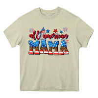 Mossy all american mama Heavy Core Tee - AdoDesignShop