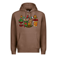 Chestnut Mexican coffee cups Mexico Premium Hoodie - HowdyJamesFarm