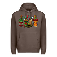 Coffee Mexican coffee cups Mexico Premium Hoodie - HowdyJamesFarm