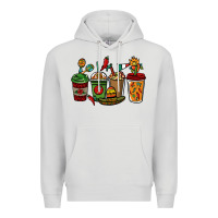 Dove Grey Mexican coffee cups Mexico Premium Hoodie - HowdyJamesFarm