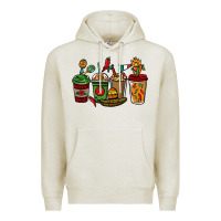 Oatmeal Heather Mexican coffee cups Mexico Premium Hoodie - HowdyJamesFarm