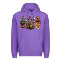 Purple Mexican coffee cups Mexico Premium Hoodie - HowdyJamesFarm