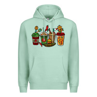 Seafoam Mexican coffee cups Mexico Premium Hoodie - HowdyJamesFarm