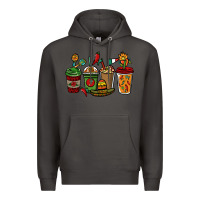 Smoke Mexican coffee cups Mexico Premium Hoodie - HowdyJamesFarm