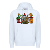 White Mexican coffee cups Mexico Premium Hoodie - HowdyJamesFarm