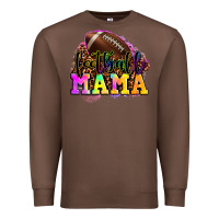 Chestnut football mama Premium Sweatshirt - OliviaCreatesArt