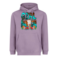 Lavender Girl Mom Cow Flowers Heavyweight Hoodie - CowCowDesign