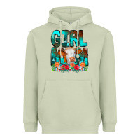 Matcha Girl Mom Cow Flowers Heavyweight Hoodie - CowCowDesign