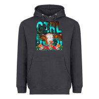 Smoke Girl Mom Cow Flowers Heavyweight Hoodie - CowCowDesign