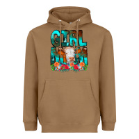 Toasted Coconut Girl Mom Cow Flowers Heavyweight Hoodie - CowCowDesign
