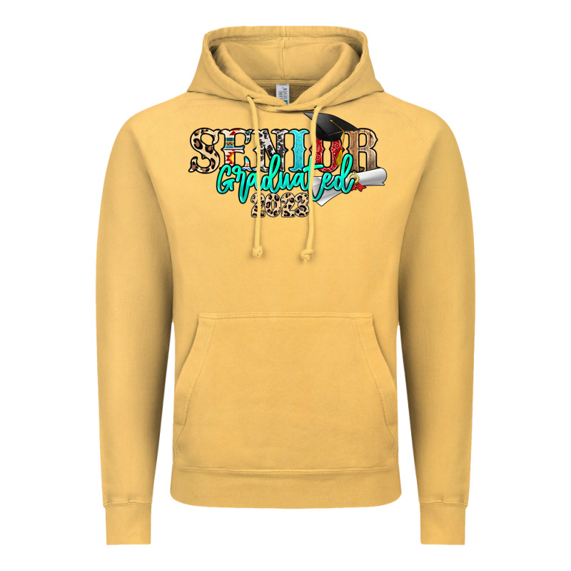 Senior Graduated 2023 Vintage Hoodie by NancyCooperArtShop | Teevron