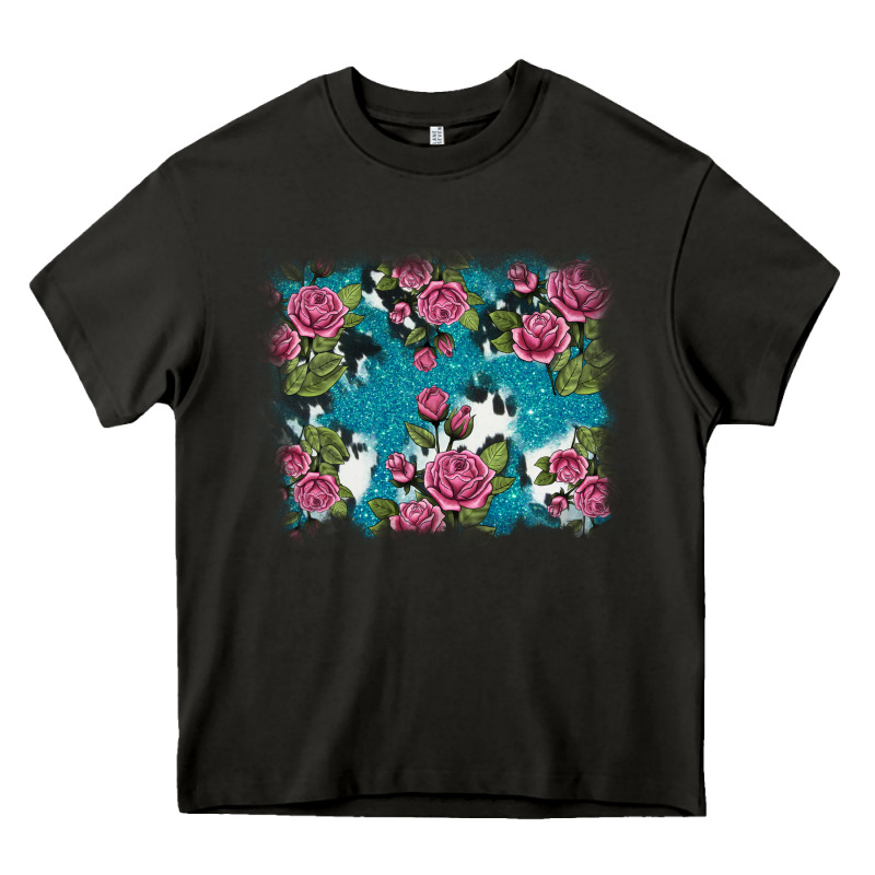 V.drose Glitter Cowhide Heavy Core Tee by AdoDesignShop | Teevron