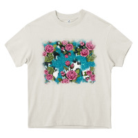 Cream v.drose glitter cowhide Heavy Core Tee - AdoDesignShop