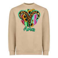 Mushroom Aries Zodiac Heavyweight Sweatshirt - Bettercallsaul
