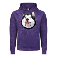 Cloud Purple Husky Vintage Hoodie - Jasminsmagicworld