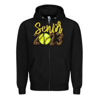 Black 2023 senior Softball Zipper Hoodie - HowdyJamesFarm