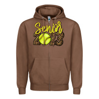 Chestnut 2023 senior Softball Zipper Hoodie - HowdyJamesFarm