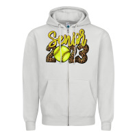Dove Grey 2023 senior Softball Zipper Hoodie - HowdyJamesFarm