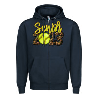Navy 2023 senior Softball Zipper Hoodie - HowdyJamesFarm
