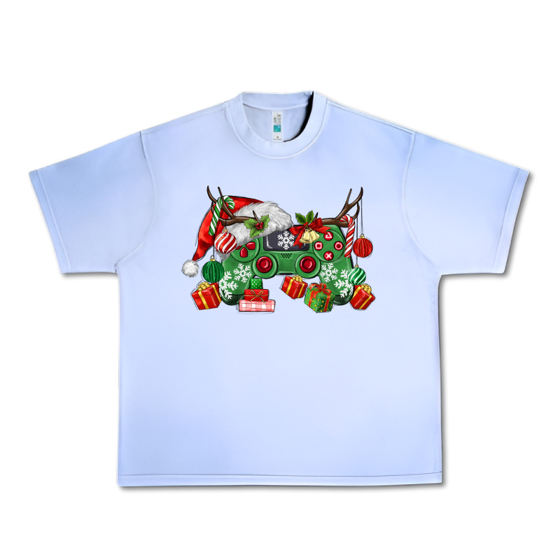 Christmas Game Controller Urban Heavy Tee by MaliasSmallBusiness | Teevron