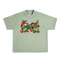 Oil Green Christmas Game Controller Urban Heavy Tee - MaliasSmallBusiness
