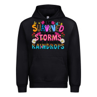 Black ive survived too many storms to be thered by raind Urban Hoodie - CowhideDigitalArt