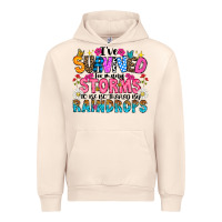 Sandshell ive survived too many storms to be thered by raind Urban Hoodie - CowhideDigitalArt