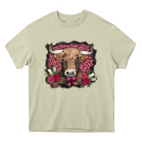 Mossy v.d. cow and roses Heavy Core Tee - AdoDesignShop