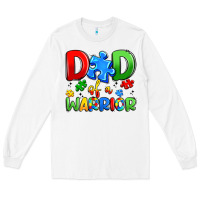 White dad of a warrior Long Sleeve Tee - Artiststas