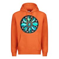 Carrot turquoise gemstone Premium Hoodie - JahusDesignShop