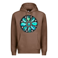 Chestnut turquoise gemstone Premium Hoodie - JahusDesignShop