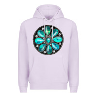 Lilac turquoise gemstone Premium Hoodie - JahusDesignShop