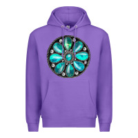 Purple turquoise gemstone Premium Hoodie - JahusDesignShop