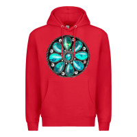 Red turquoise gemstone Premium Hoodie - JahusDesignShop