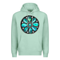 Seafoam turquoise gemstone Premium Hoodie - JahusDesignShop