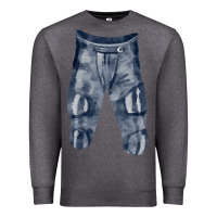 Charcoal Heather football padded pant fa element Premium Sweatshirt - FaDigitalArtStudio