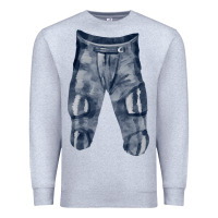 Heather Grey football padded pant fa element Premium Sweatshirt - FaDigitalArtStudio