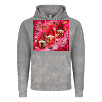 Cloud Rock gnomies with food Vintage Hoodie - NancyCooperArtShop