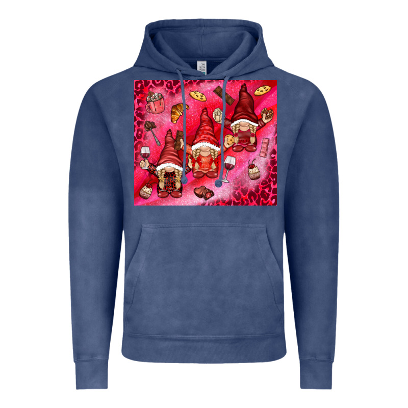 Gnomies With Food Vintage Hoodie by NancyCooperArtShop | Teevron