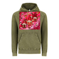Vintage Olive gnomies with food Vintage Hoodie - NancyCooperArtShop