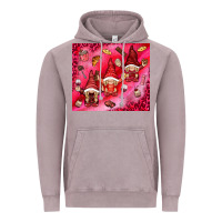 Vintage Zinc gnomies with food Vintage Hoodie - NancyCooperArtShop