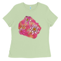 Matcha v.d  lavender and lotus patches Ladies Tee - AdoDesignShop