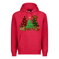 Cardinal Mexican Christmas trees Mexico Premium Hoodie - HowdyJamesFarm