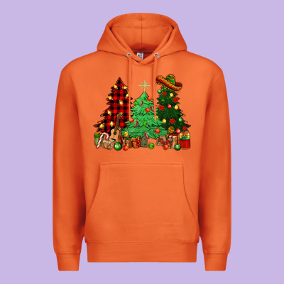 Mexican Christmas Trees Mexico Premium Hoodie Designed By Howdyjamesfarm
