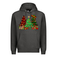 Charcoal Heather Mexican Christmas trees Mexico Premium Hoodie - HowdyJamesFarm