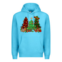 Ocean Blue Mexican Christmas trees Mexico Premium Hoodie - HowdyJamesFarm