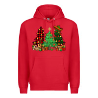Red Mexican Christmas trees Mexico Premium Hoodie - HowdyJamesFarm