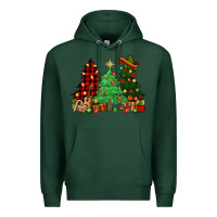 Sports Green Mexican Christmas trees Mexico Premium Hoodie - HowdyJamesFarm